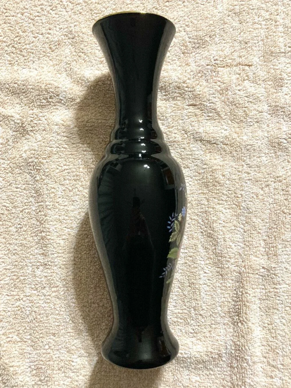 1960s SIGNED Norleans Florentine Opaline HAND-Made Italian Art Glass Vase 10”